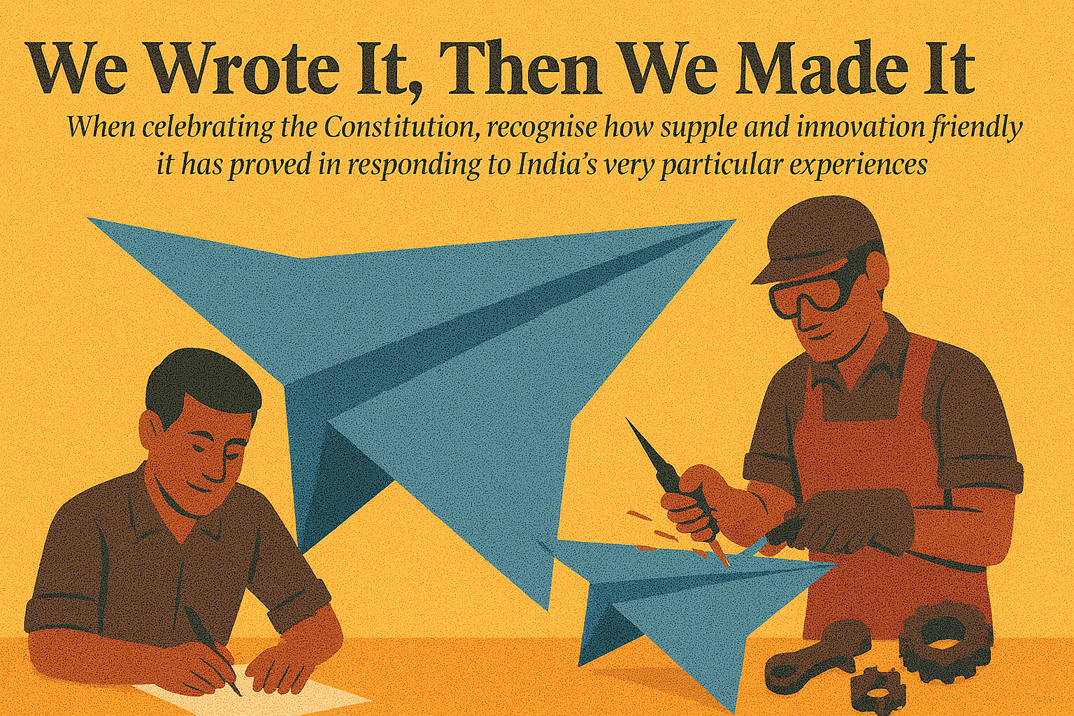 We Wrote It, Then We Made It